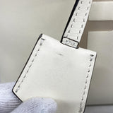 【6ke5075】フェンディ ハンドバッグ バイザウェイ レザー アイボリー シルバー金具 2wayバッグ【中古】レディース