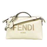 【6ke5075】フェンディ ハンドバッグ バイザウェイ レザー アイボリー シルバー金具 2wayバッグ【中古】レディース
