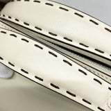 【6ke5075】フェンディ ハンドバッグ バイザウェイ レザー アイボリー シルバー金具 2wayバッグ【中古】レディース
