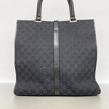 【6ke5076】グッチ ハンドバッグ GGキャンバス/ジャッキー 002 1064 キャンバス ブラック シルバー金具【中古】レディース