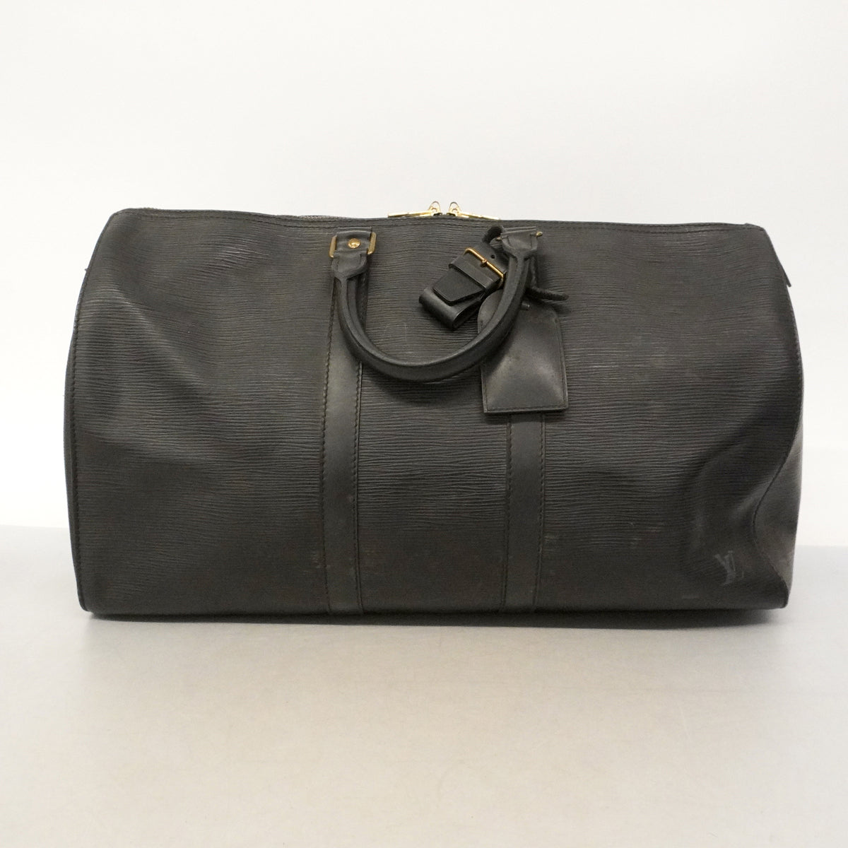 【6ke5077】ルイヴィトン ボストンバッグ エピ キーポル45 M42972 ノワール【中古】メンズ レディース ユニセックス