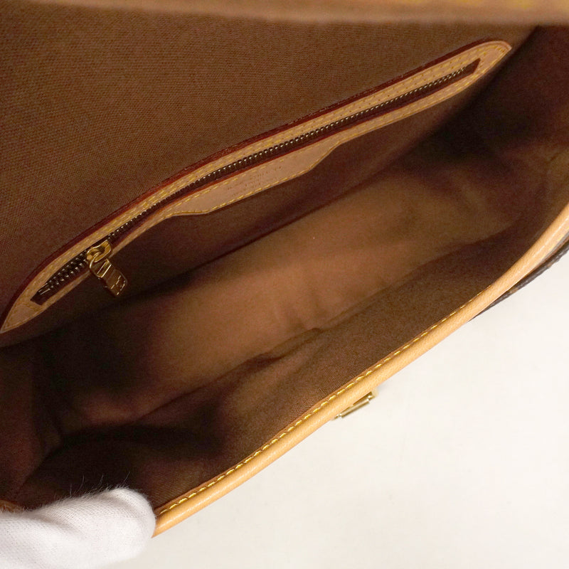 【6ke5079】ルイヴィトン ショルダーバッグ モノグラム ソローニュ M42250 ブラウン【中古】レディース