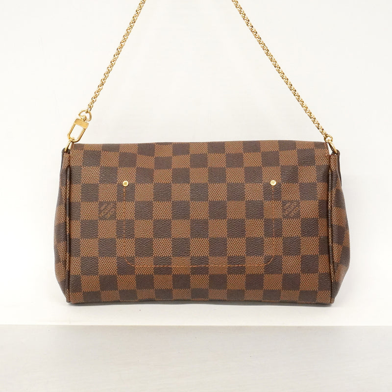【6ke5111】ルイヴィトン ショルダーバッグ ダミエ フェイボリットMM N41129 エベヌ【中古】レディース