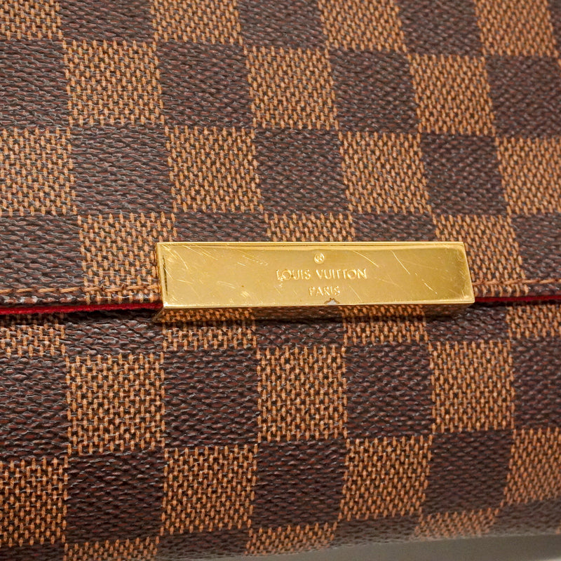 【6ke5111】ルイヴィトン ショルダーバッグ ダミエ フェイボリットMM N41129 エベヌ【中古】レディース