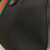 【6ke5114】グッチ ハンドバッグ シェリーライン 630923 ナイロン ブラック シルバー金具 2wayバッグ【中古】レディース