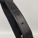 【6ke5114】グッチ ハンドバッグ シェリーライン 630923 ナイロン ブラック シルバー金具 2wayバッグ【中古】レディース