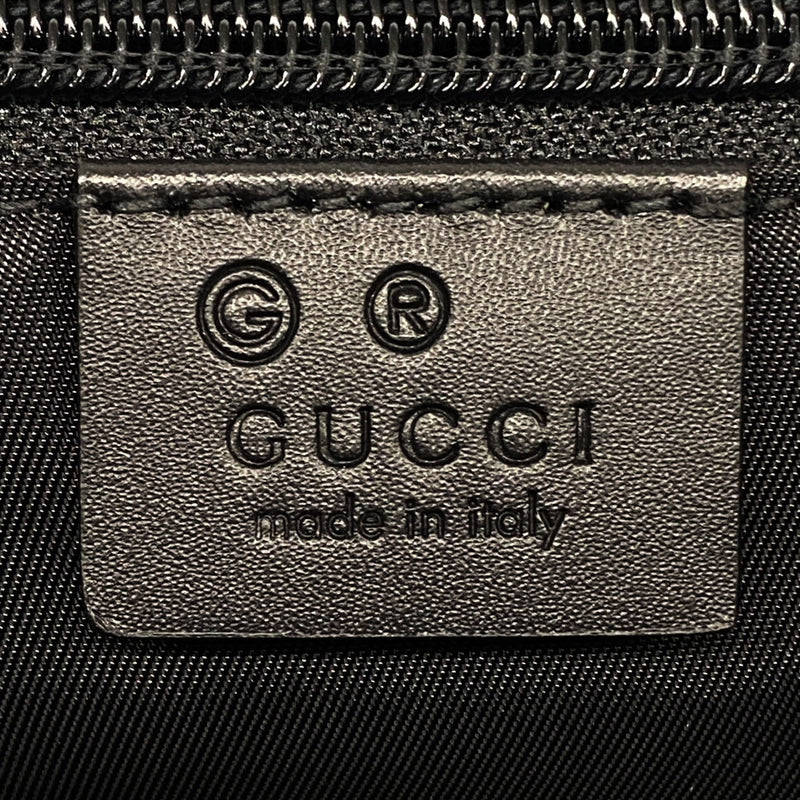 【6ke5114】グッチ ハンドバッグ シェリーライン 630923 ナイロン ブラック シルバー金具 2wayバッグ【中古】レディース