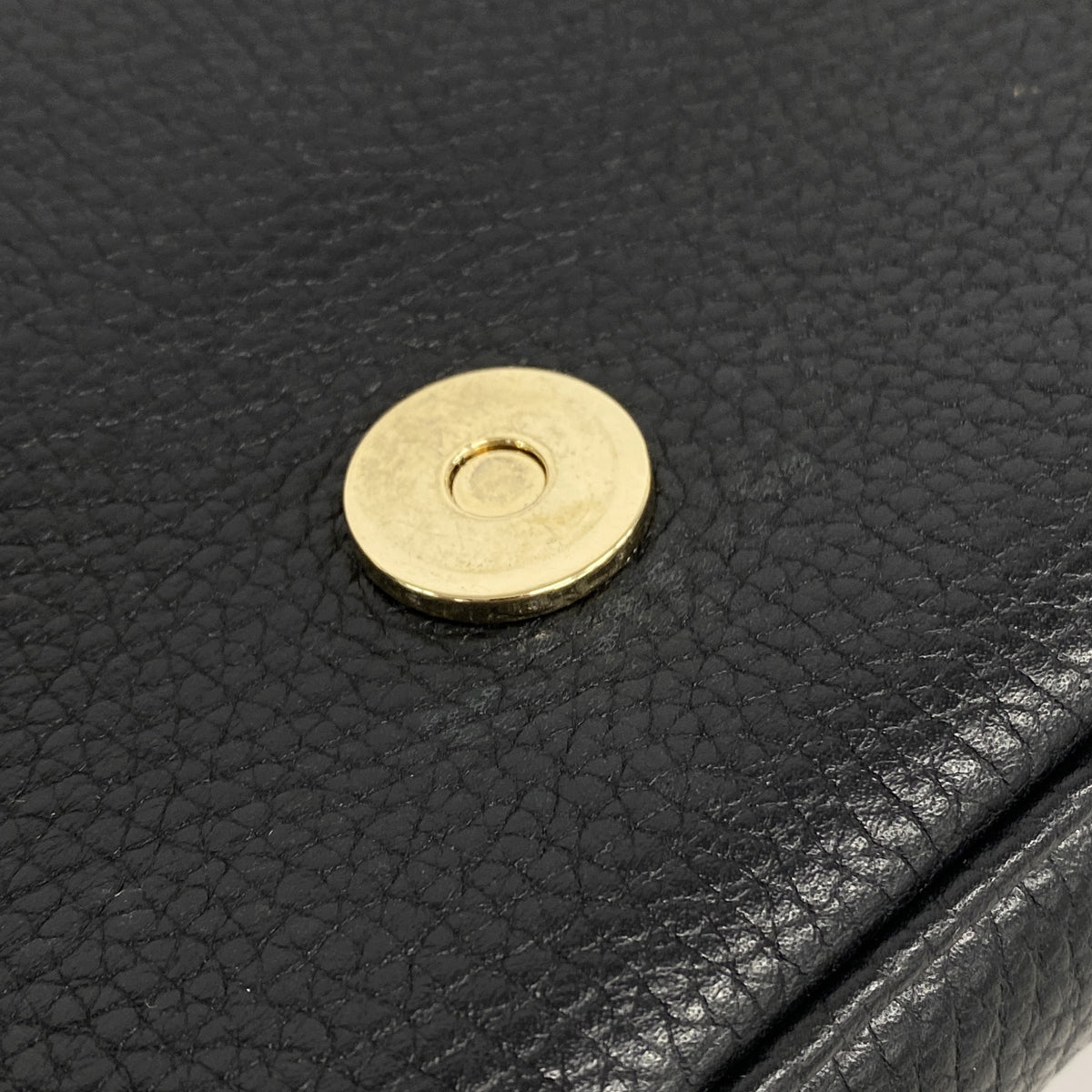 【6ke5115】グッチ ショルダーバッグ ソーホー 536224 レザー ブラック ゴールド金具【中古】レディース