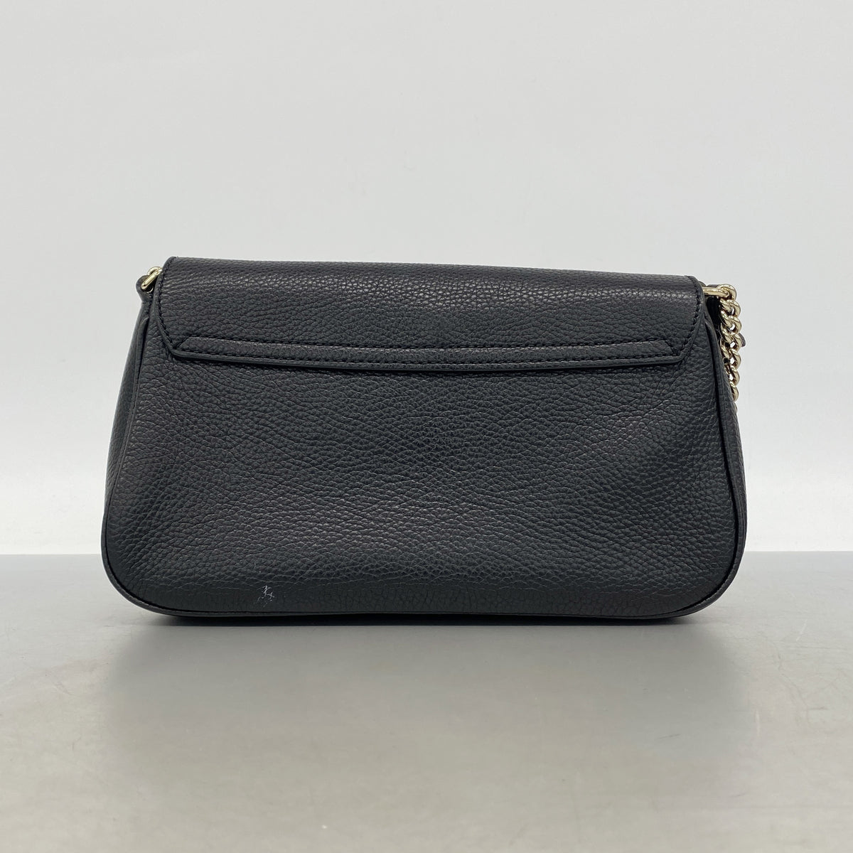 【6ke5115】グッチ ショルダーバッグ ソーホー 536224 レザー ブラック ゴールド金具【中古】レディース