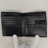 【6ke5116】グッチ 財布 GGキャンバス 112664 キャンバス ブラック シルバー金具【中古】レディース
