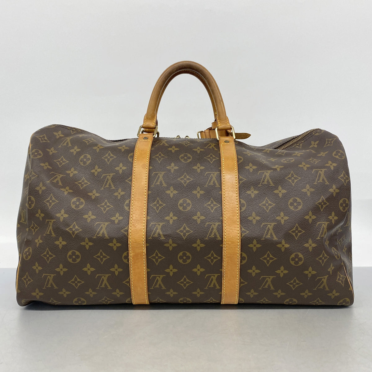 【6ke5118】ルイヴィトン ボストンバッグ モノグラム キーポル50 M41426 ブラウン【中古】メンズ レディース ユニセックス