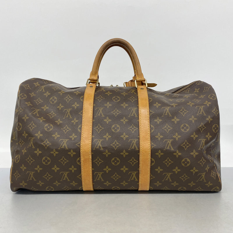 【6ke5118】ルイヴィトン ボストンバッグ モノグラム キーポル50 M41426 ブラウン【中古】メンズ レディース ユニセックス