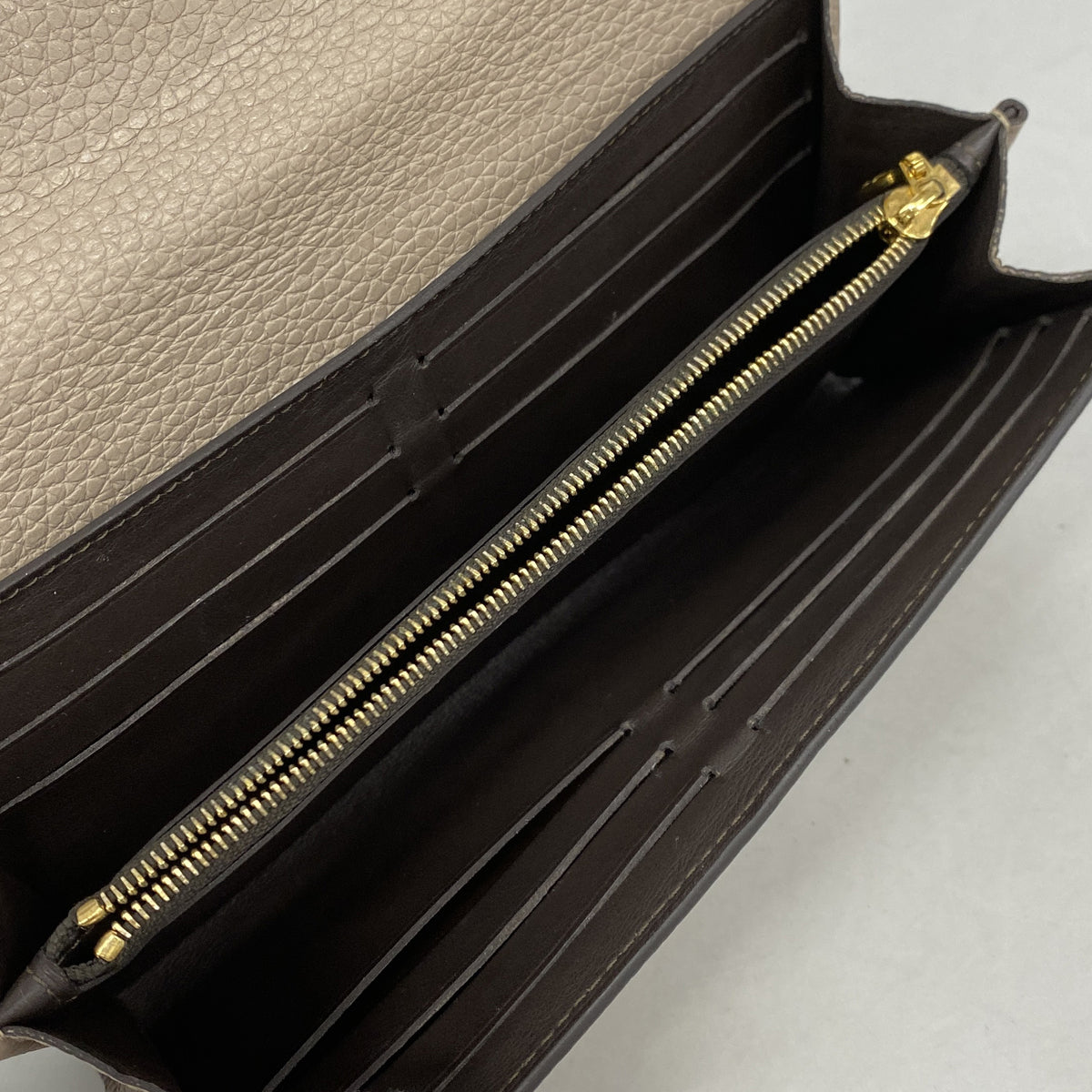 【6ke5127】ルイヴィトン 長財布 トリヨン ポルトフォイユカプシーヌ M61249 ガレ【中古】レディース