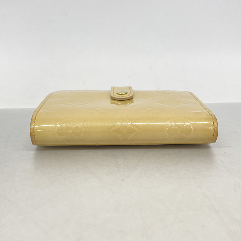 【6ke5131】ルイヴィトン 財布 ヴェルニ ポルトモネビエヴィエノワ M91210 ベージュ【中古】レディース