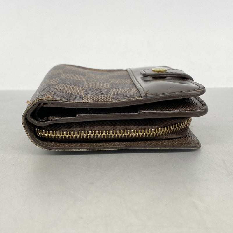 【6ke5133】ルイヴィトン 財布 ダミエ コンパクトジップ N61668 エベヌ【中古】メンズ レディース ユニセックス