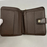 【6ke5133】ルイヴィトン 財布 ダミエ コンパクトジップ N61668 エベヌ【中古】メンズ レディース ユニセックス
