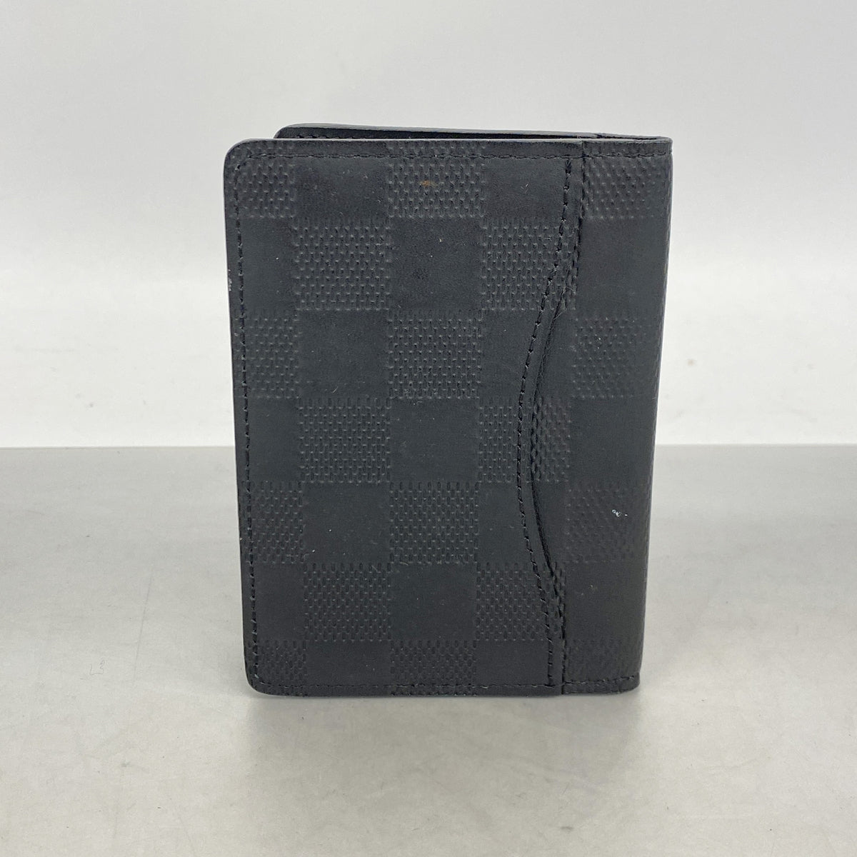 【6ke5134】ルイヴィトン カードケース ダミエ・アンフィニ オーガナイザードゥポッシュ N63012 オニキス【中古】メンズ