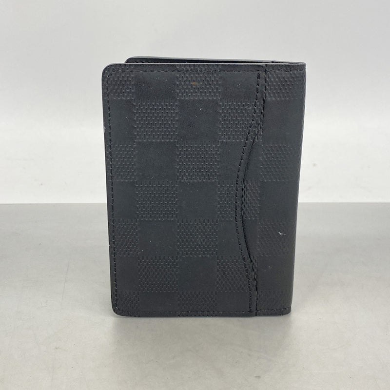【6ke5134】ルイヴィトン カードケース ダミエ・アンフィニ オーガナイザードゥポッシュ N63012 オニキス【中古】メンズ