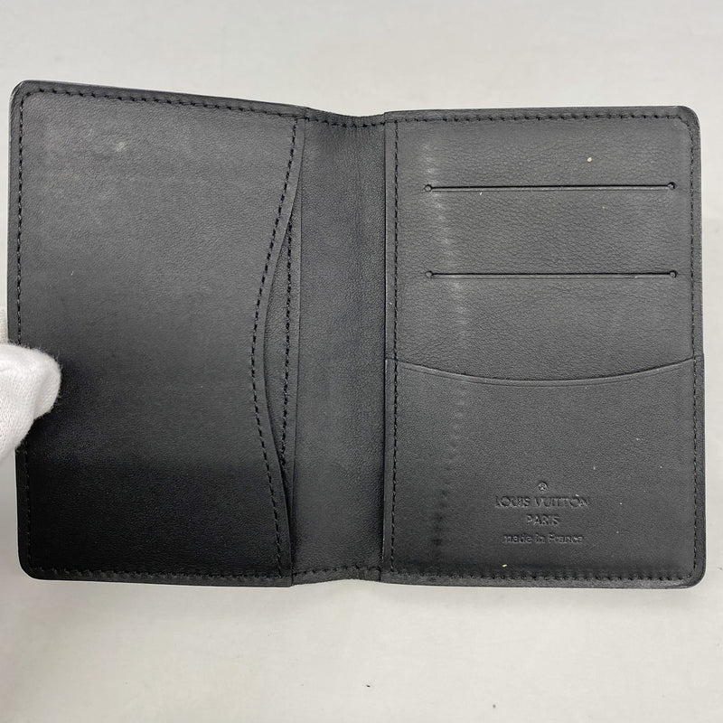 【6ke5134】ルイヴィトン カードケース ダミエ・アンフィニ オーガナイザードゥポッシュ N63012 オニキス【中古】メンズ