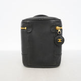 【6ke5148】シャネル バニティバッグ ビコローレ レザー ブラック ゴールド金具【中古】レディース