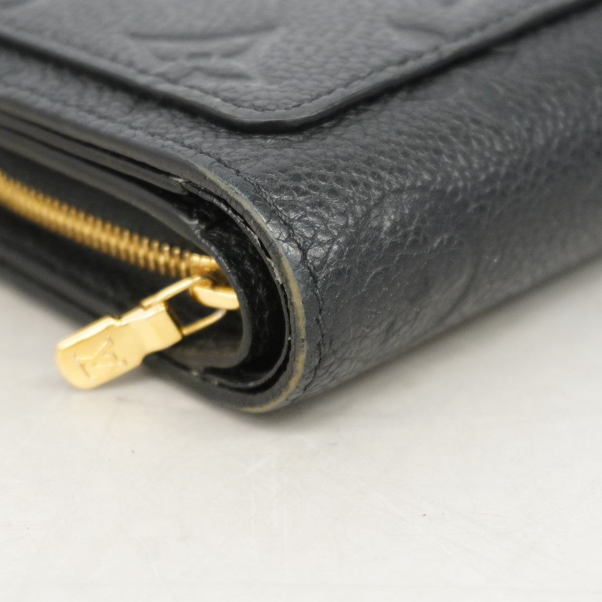 【6ke5154】ルイヴィトン 財布 モノグラム・アンプラント ポルトフォイユクレア M80151 ノワール【中古】レディース