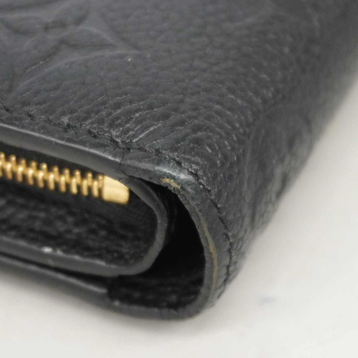 【6ke5154】ルイヴィトン 財布 モノグラム・アンプラント ポルトフォイユクレア M80151 ノワール【中古】レディース