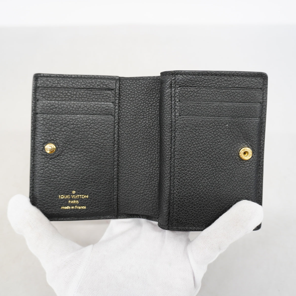 【6ke5154】ルイヴィトン 財布 モノグラム・アンプラント ポルトフォイユクレア M80151 ノワール【中古】レディース