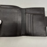 【6ke5158】フェンディ 財布 ズッキーノ ナイロンキャンバス ブラウン シルバー金具【中古】レディース