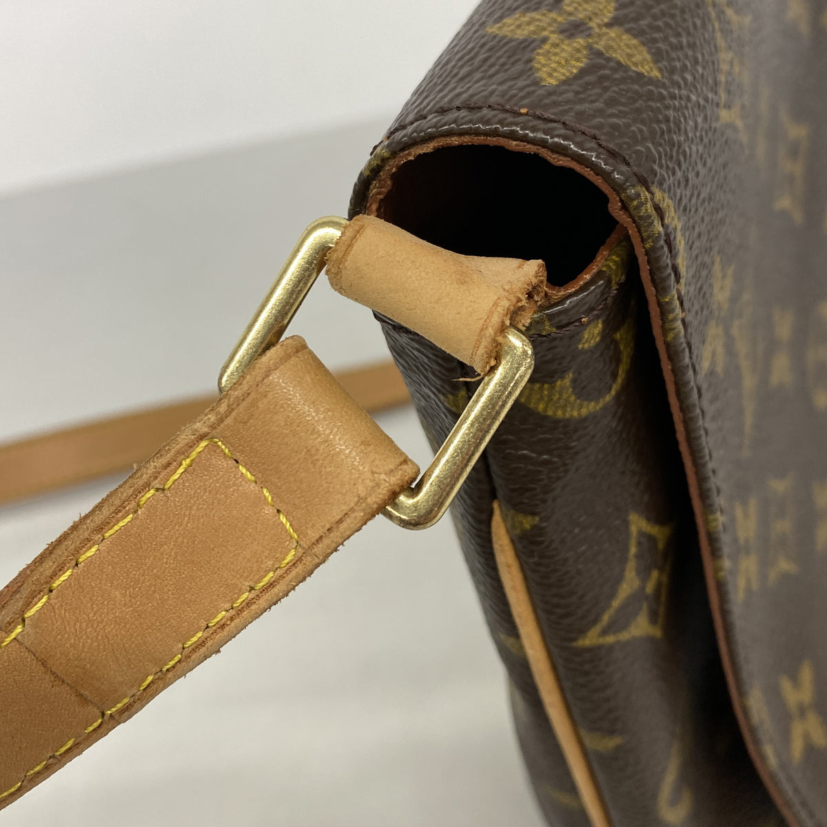 【6ke5161】ルイヴィトン ショルダーバッグ モノグラム ミュゼットタンゴロングストラップ M51388 ブラウン【中古】レディース