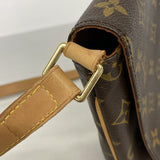 【6ke5161】ルイヴィトン ショルダーバッグ モノグラム ミュゼットタンゴロングストラップ M51388 ブラウン【中古】レディース