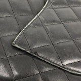 【6ke5166】シャネル ハンドバッグ カンボン ラムスキン ブラック シルバー金具【中古】レディース