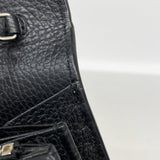【6ke5168】グッチ ショルダーウォレット デュオニュソス 401231 レザー ブラック シルバー金具【中古】レディース