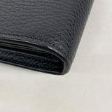 【6ke5168】グッチ ショルダーウォレット デュオニュソス 401231 レザー ブラック シルバー金具【中古】レディース