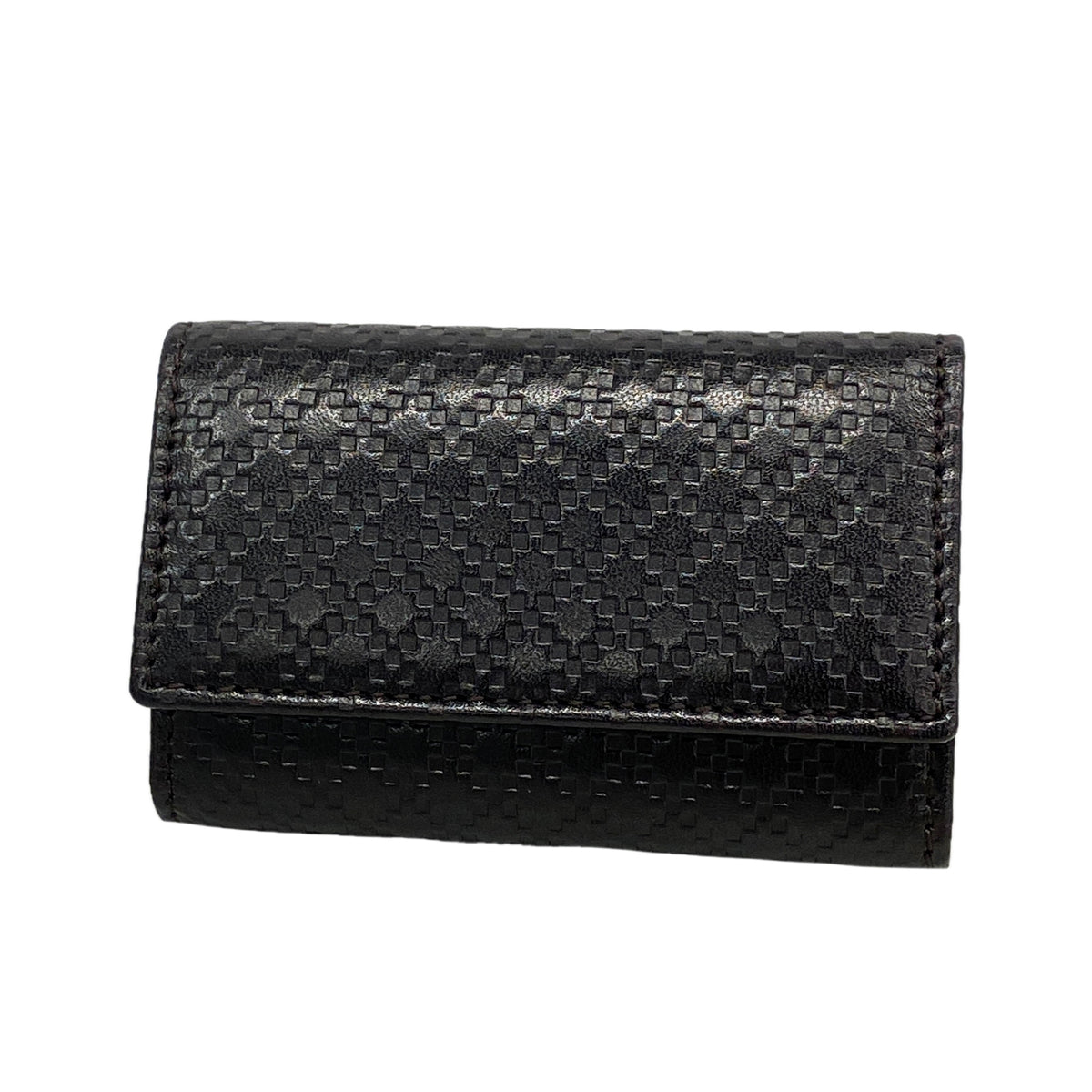 【6ke5169】グッチ キーケース ディアマンテ 250469 レザー ブラック シルバー金具【中古】メンズ レディース ユニセックス