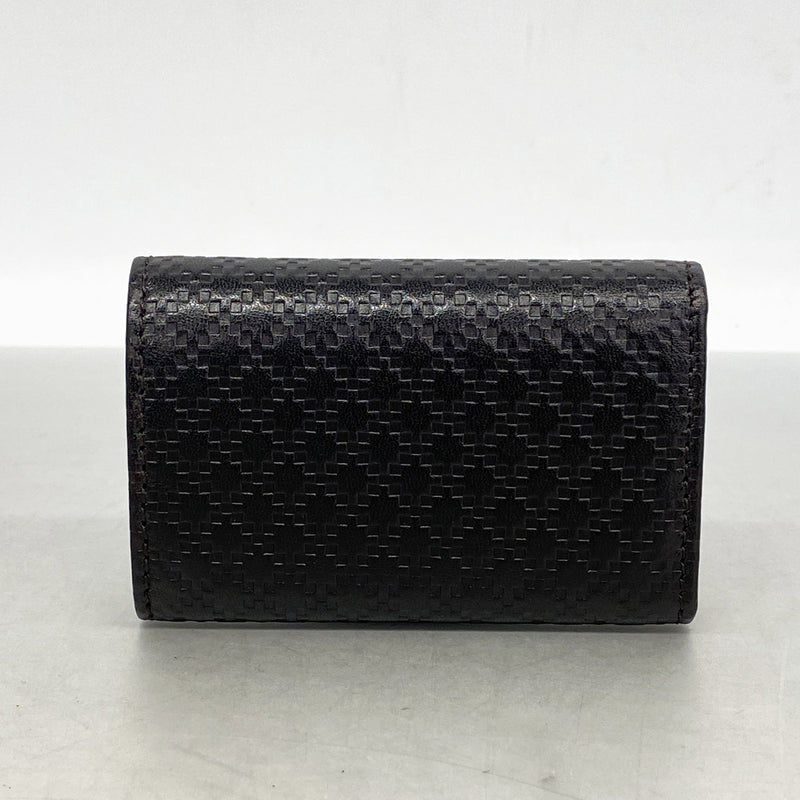 【6ke5169】グッチ キーケース ディアマンテ 250469 レザー ブラック シルバー金具【中古】メンズ レディース ユニセックス
