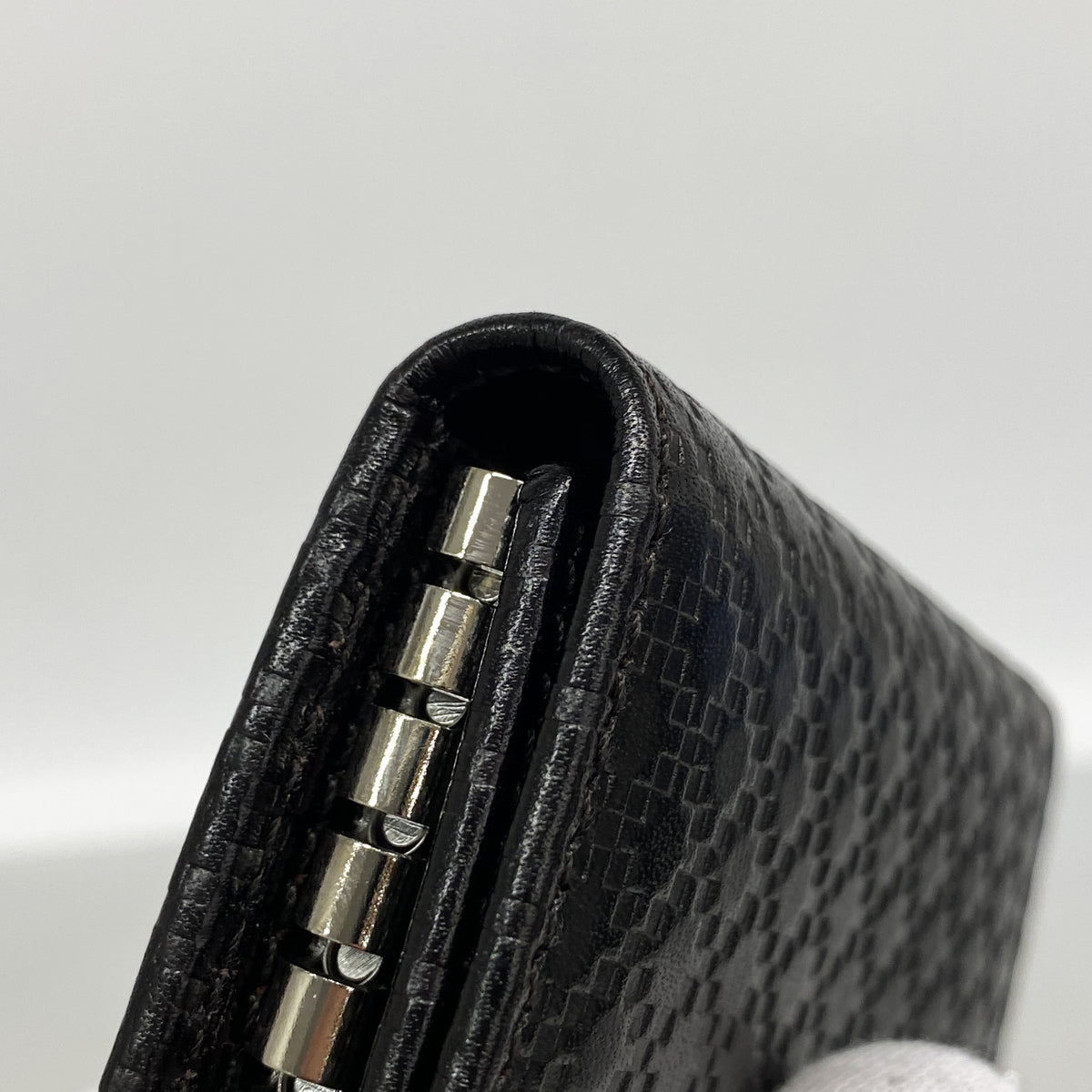 【6ke5169】グッチ キーケース ディアマンテ 250469 レザー ブラック シルバー金具【中古】メンズ レディース ユニセックス