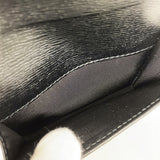 【6ke5170】グッチ カードケース 790101 レザー ブラック ゴールド金具【中古】メンズ レディース ユニセックス