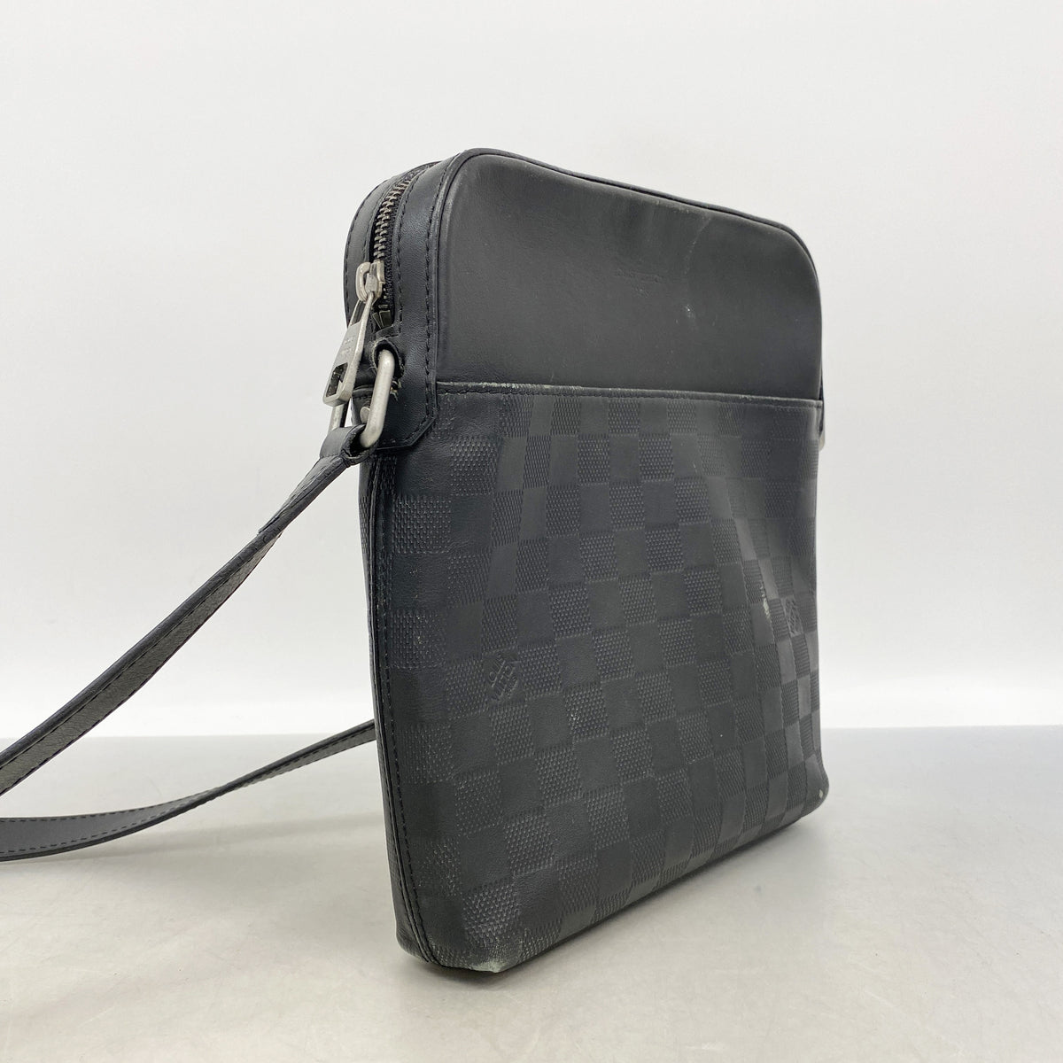 【6ke5173】ルイヴィトン ショルダーバッグ ダミエ・アンフィニ ポシェットディストリクト N23355 オニキス【中古】メンズ