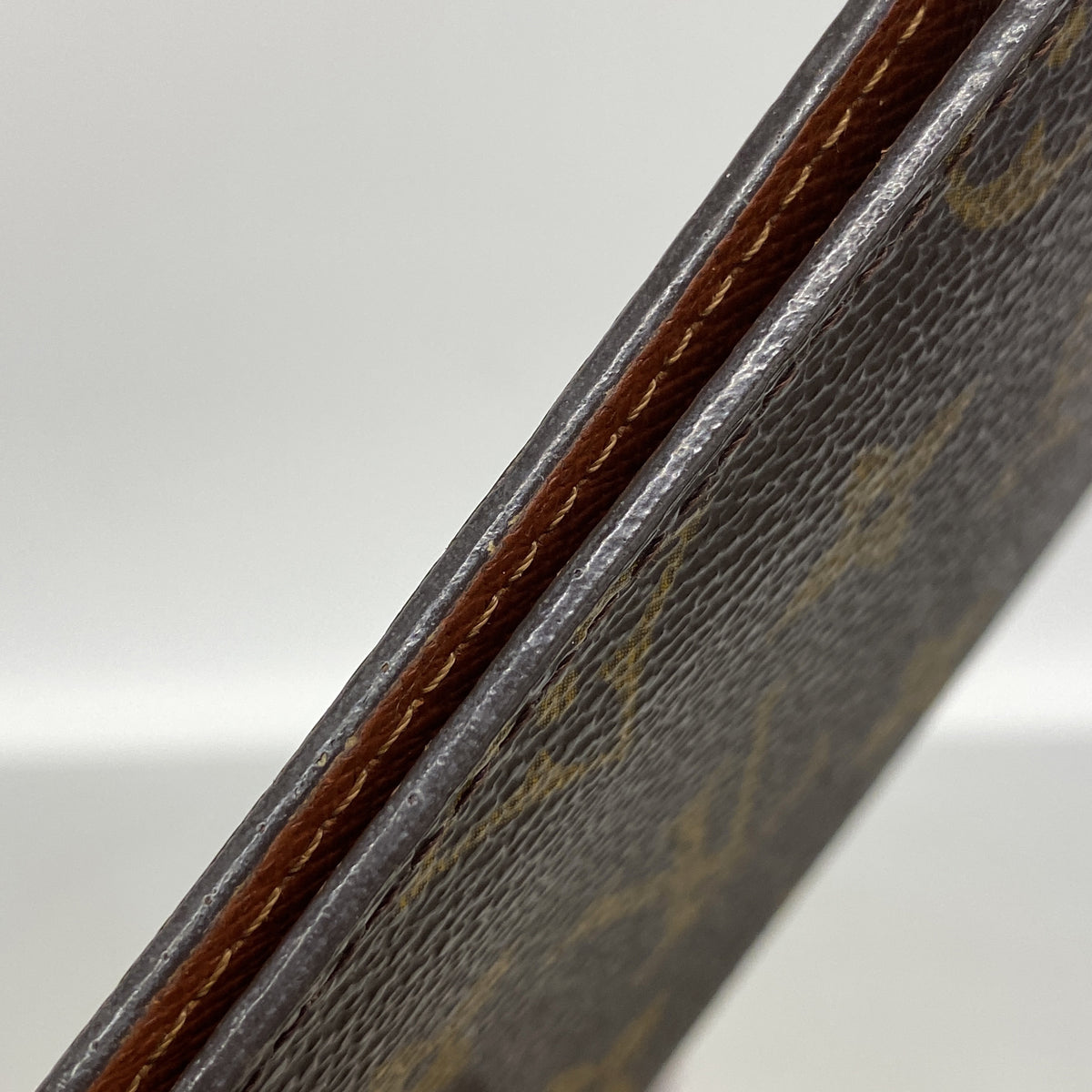 【6ke5174】ルイヴィトン パスケース モノグラム ポルト2カルトヴェルティカル M60533 ブラウン【中古】メンズ レディース ユニセックス