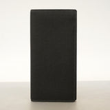 【6ke5176】カルティエ 札入れ サントス レザー ブラック ゴールド/シルバー金具【中古】メンズ