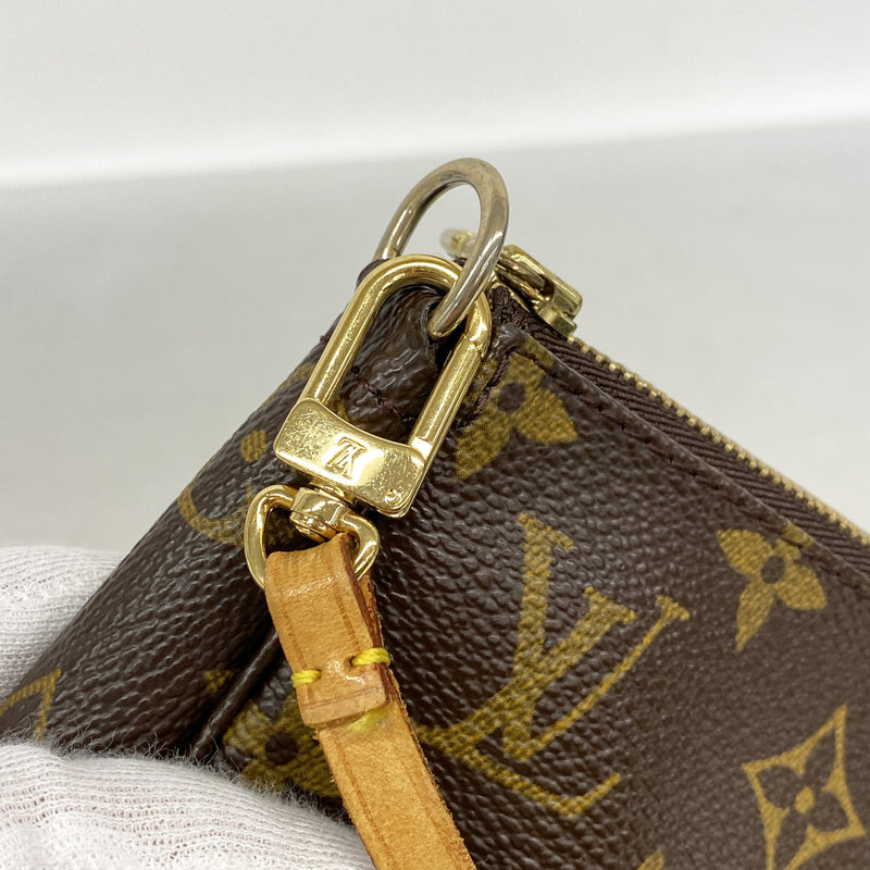【6ke5187】ルイヴィトン ポーチ モノグラム ポシェットアクセソワール M51980 ブラウン【中古】レディース