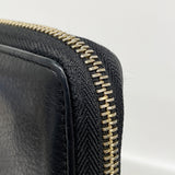 【6ke5190】グッチ 長財布 ソーホー 308004 レザー ブラック シャンパンゴールド金具【中古】レディース