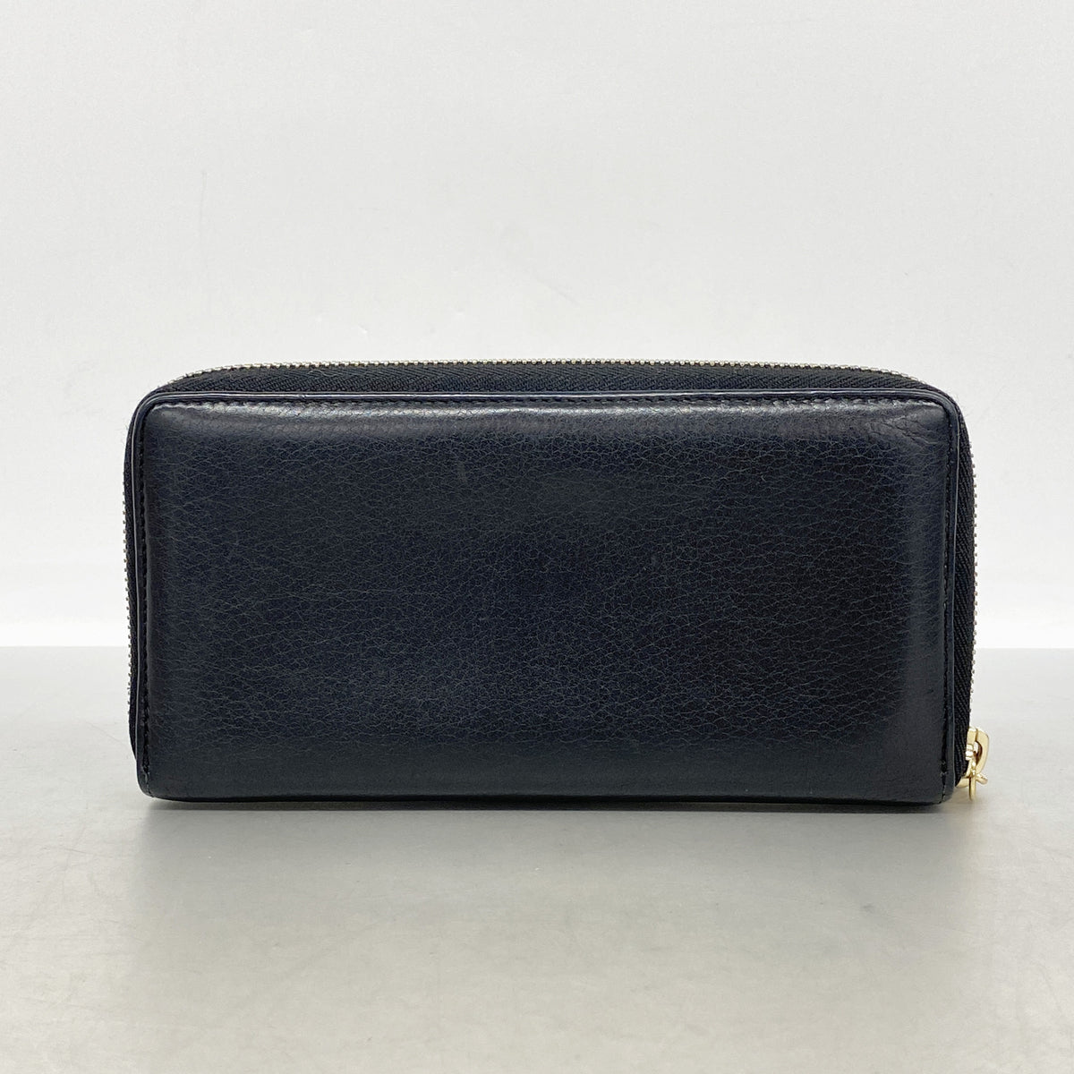 【6ke5190】グッチ 長財布 ソーホー 308004 レザー ブラック シャンパンゴールド金具【中古】レディース