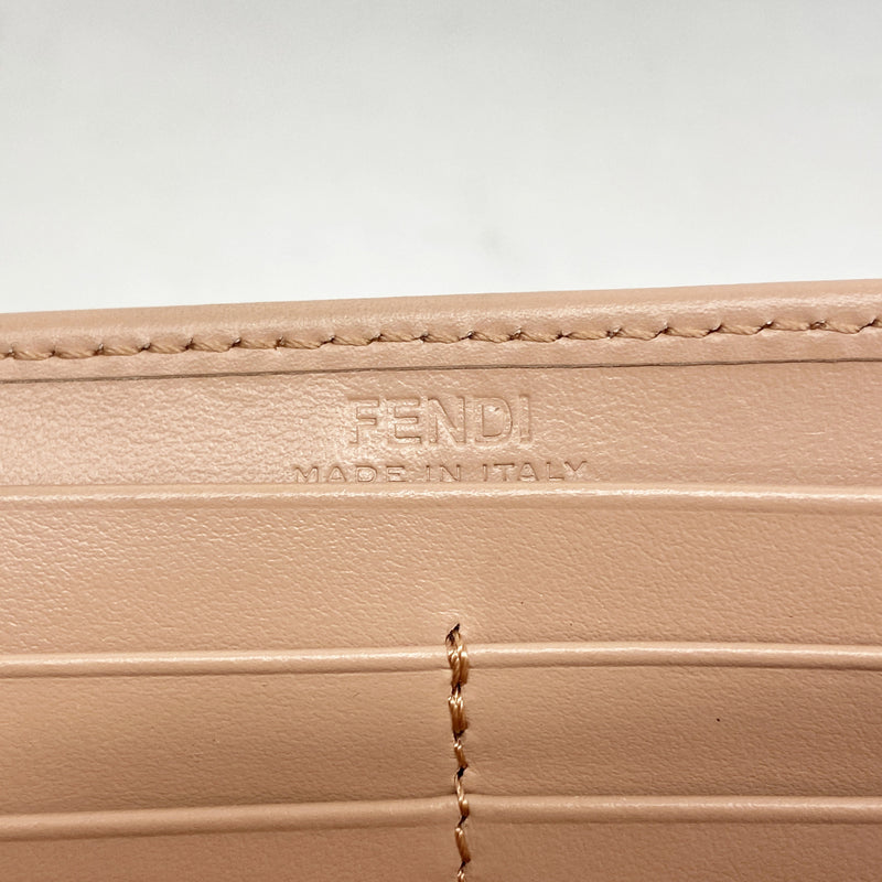 【6ke5192】フェンディ ショルダーウォレット レザー ピンク ゴールド金具【中古】レディース