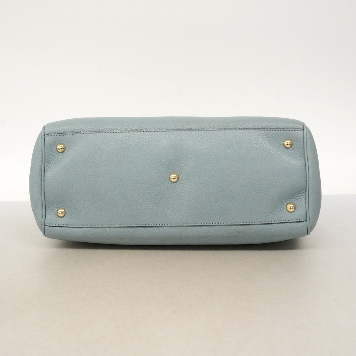 【6ke5196】グッチ ハンドバッグ バンブー 323660 レザー ブルー ゴールド金具 2wayバッグ【中古】レディース