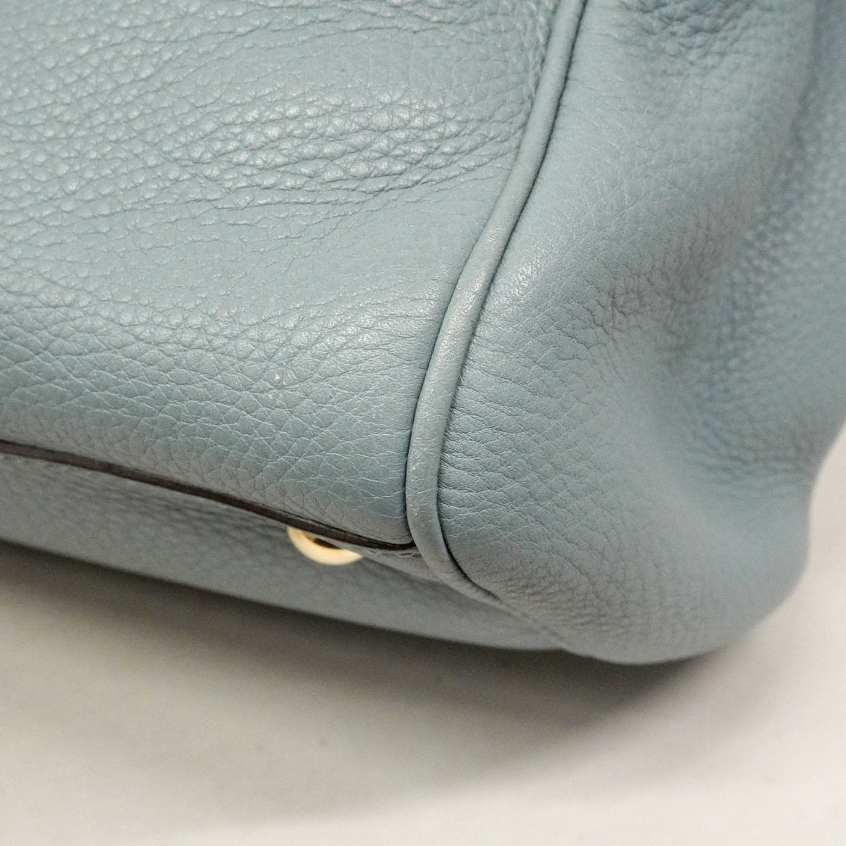 【6ke5196】グッチ ハンドバッグ バンブー 323660 レザー ブルー ゴールド金具 2wayバッグ【中古】レディース
