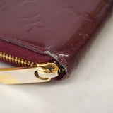 【6ke5213】ルイヴィトン 長財布 ヴェルニ ジッピーウォレット M91536 ルージュフォーヴィスト【中古】レディース