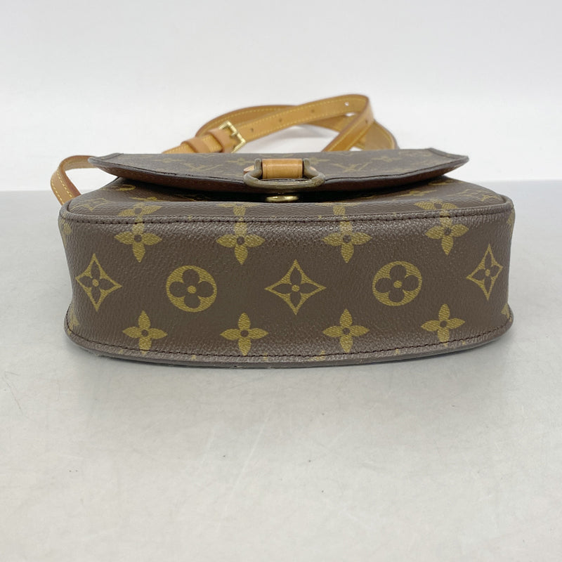 【6ke5239】ルイヴィトン ショルダーバッグ モノグラム サンクルーMM M51243 ブラウン【中古】レディース