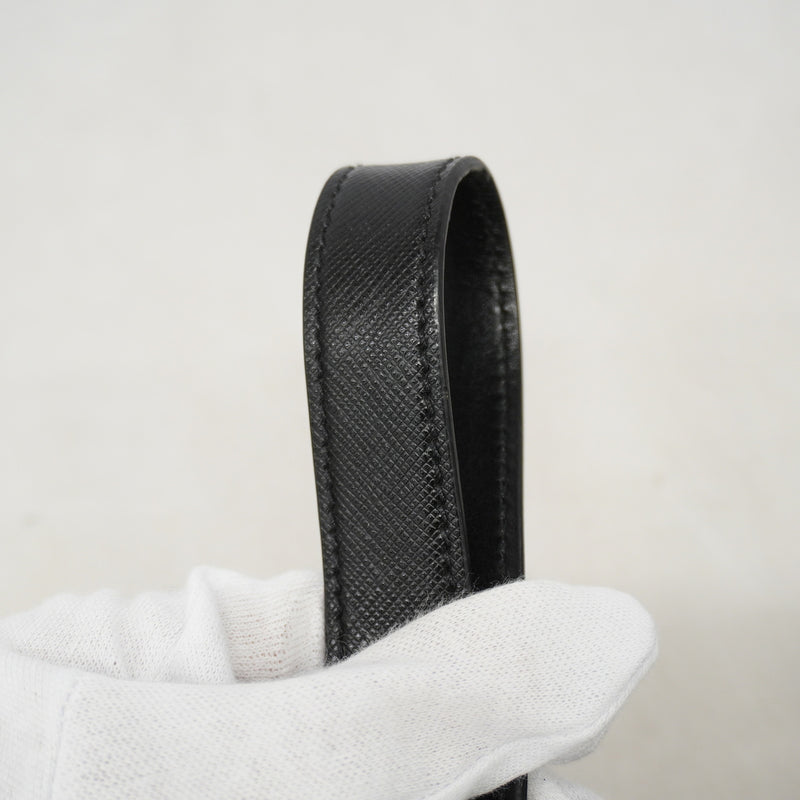 【6ke5249】プラダ トートバッグ ナイロン ブラック シルバー金具【中古】メンズ