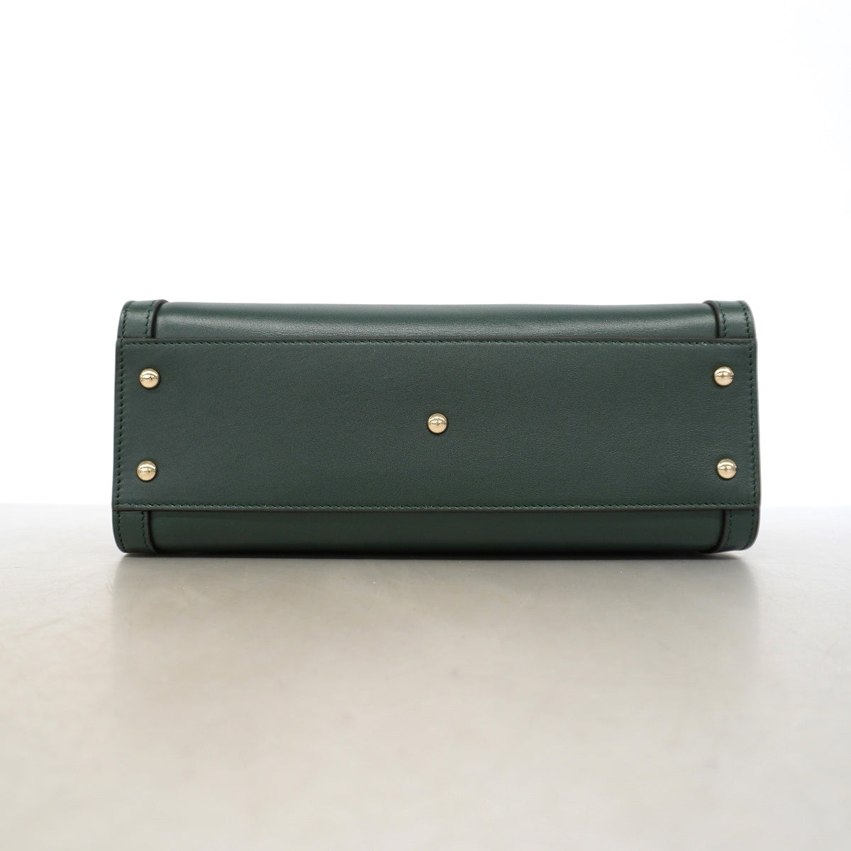 【6ke5255】グッチ トートバッグ バンブー ダイアナ 853226 レザー グリーン シャンパンゴールド金具 2wayバッグ【中古】レディース